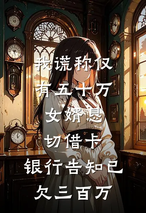 我谎称仅有五十万，女婿恳切借卡，银行告知已欠三百万