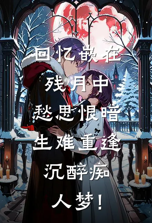 回忆嵌在残月中,愁思恨暗生难重逢,沉醉痴人梦!